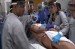 hospital medical team working with simulator mannequin