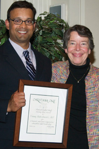Vinay Maheshwari, M.D., and Virginia Collier, M.D.