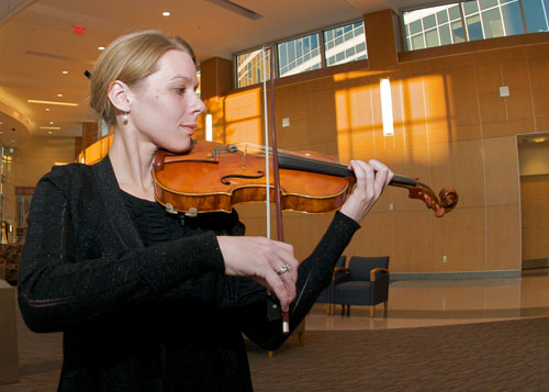 emily plourde playing violin