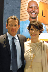 Lance Armstrong and Tracy Elliman