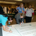 nurses signing giant pledge