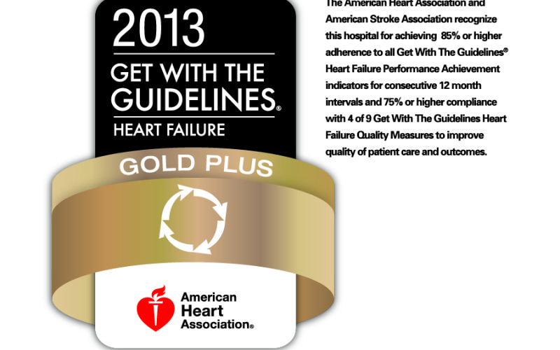 AHA Get With the Guidelines Gold Heart Failure logo