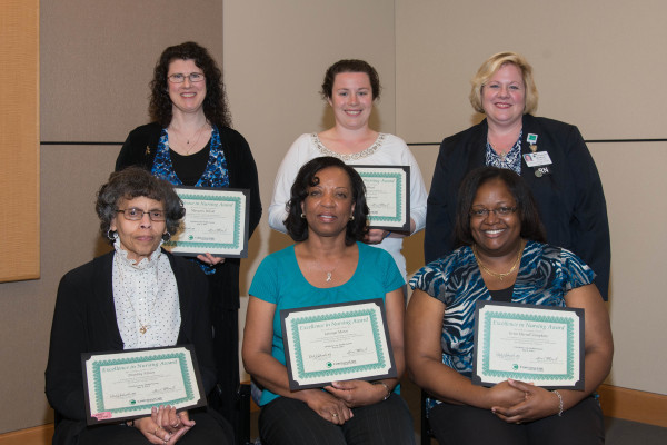 2014 Excellence in Nursing Awards: Ancillary Depts. Award recipients.