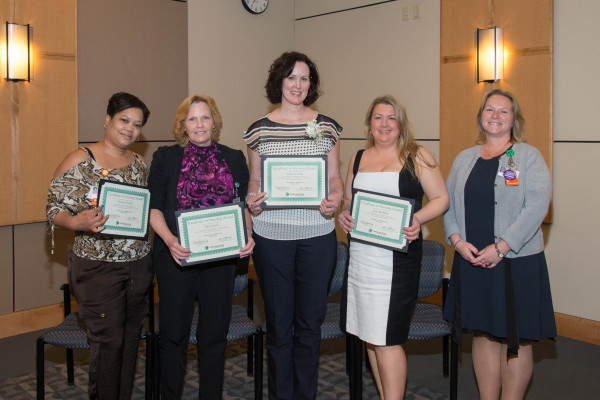2014 Excellence in Nursing Awards: Heart & Vascular Award recipients.