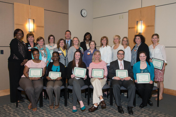 2014 Excellence in Nursing Awards: Wilmington Hospital Award recipients.