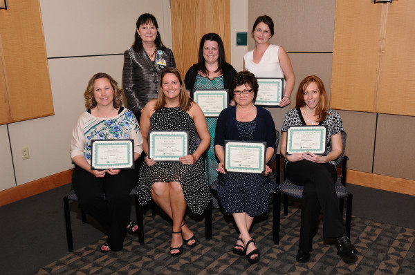 2014 Excellence in Nursing Awards: Women's & Children's Award recipients.