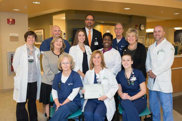 Christiana Care's Wilmington ICU is one of two units to receive the Zero Harm Award for achieving zero central-line associated bloodstream infections for 12 months.