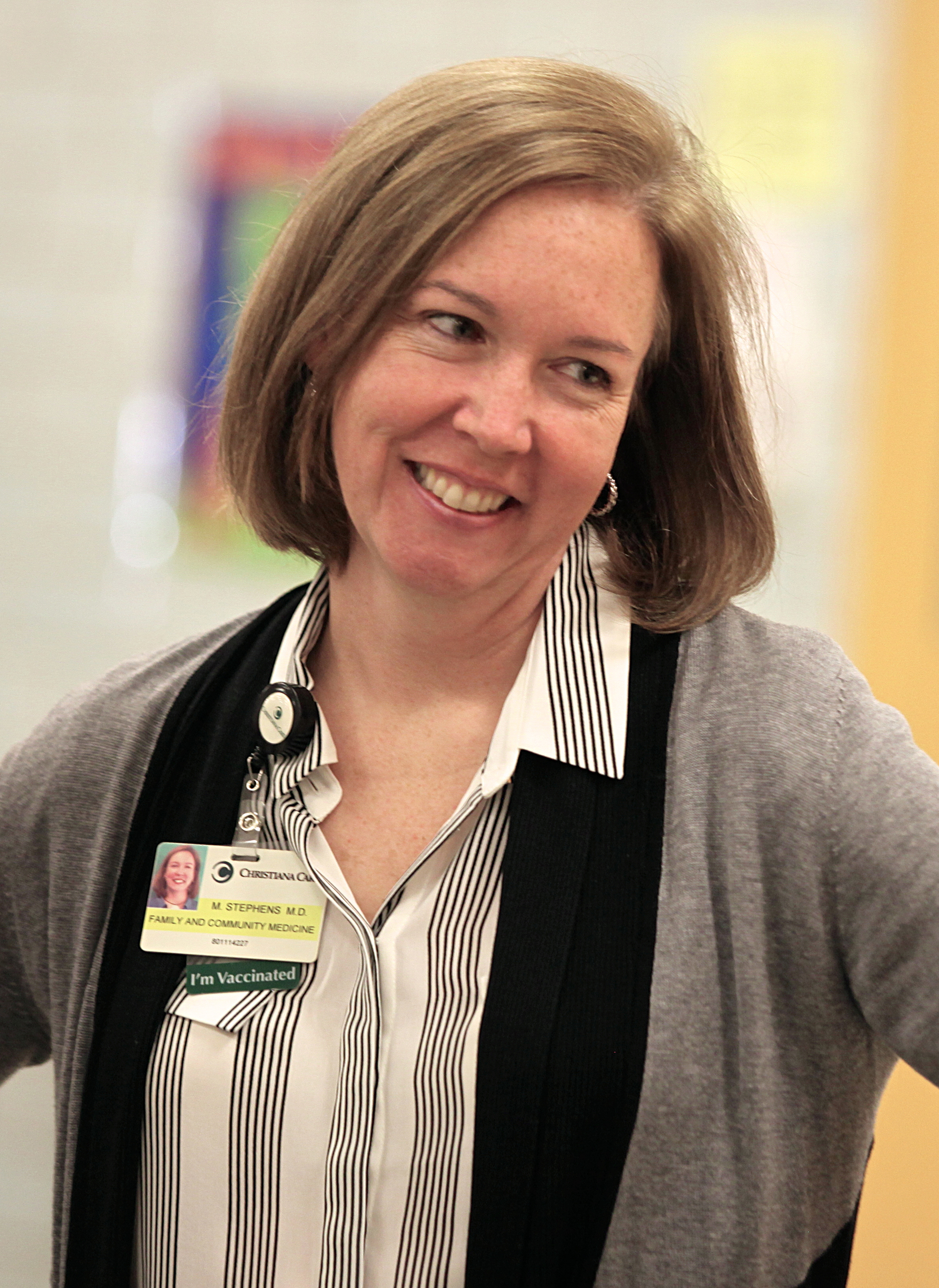 Mary Stephens, M.D., MPH, Medical Director of Christiana Care's school-based health centers