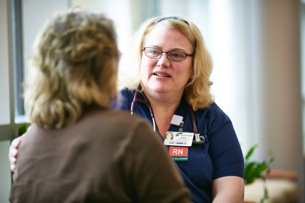 Patricia  Briggs, MSN, RN4, CCRN, HTCP/1, values those moments when she can make patients smile or ease their pain.