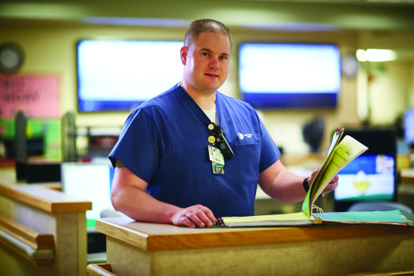 As a surgical trauma nurse, George Potts, RNIII-BC, understands the importance of partnering with his patients and their families.