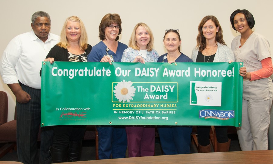 VNA wound care specialist Margaret Bloom, RN, receives DAISY Award