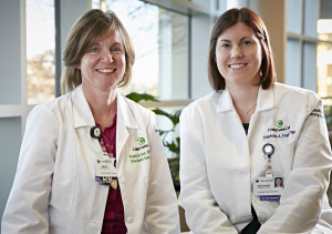 A nurse navigator and a nurse practitioner help patients to meet their bone-health goals.