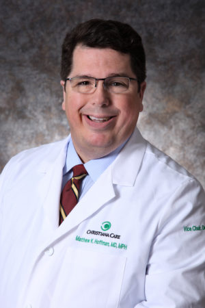 Matthew Hoffman, M.D., MPH, FACOG new Marie E. Pinizzotto, M.D., Endowed Chair of Obstetrics and Gynecology at Christiana Care