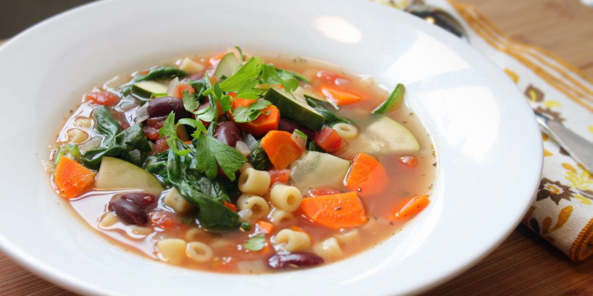 Minestrone Bowl of Soup