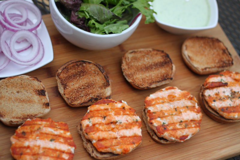 Grilled Salmon Burgers - The Culinary Compass