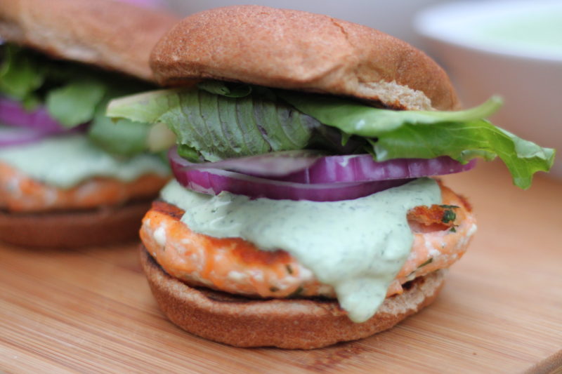 Grilled Salmon Burgers - The Culinary Compass
