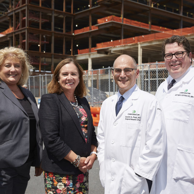 Christiana Care marks milestone with topping out ceremony for new Center for Women & Children’s