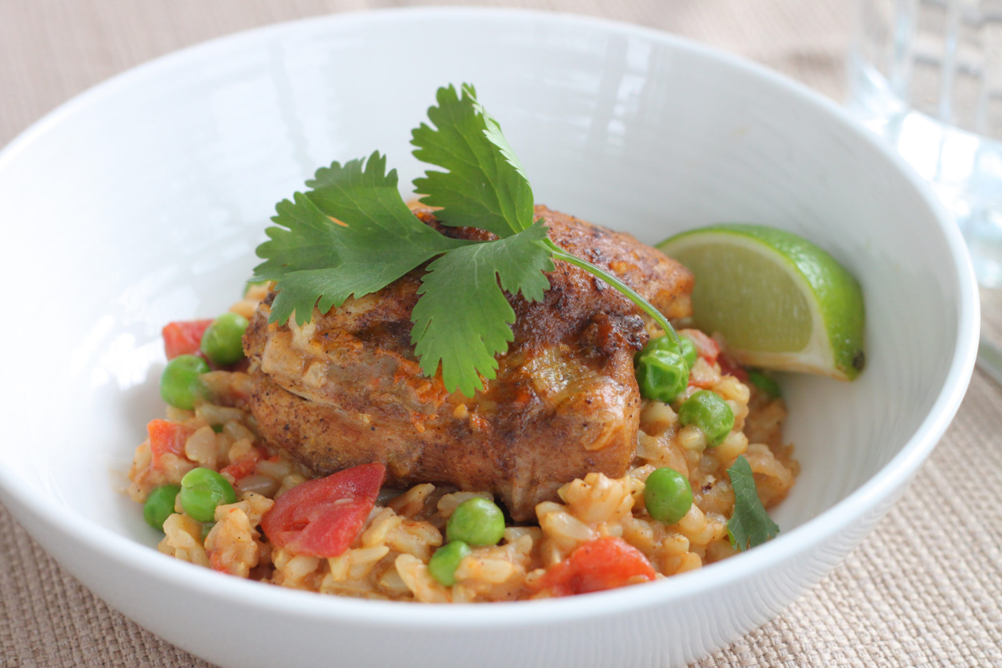 One Pot Curried Chicken with Coconut Rice and Peas - ChristianaCare News