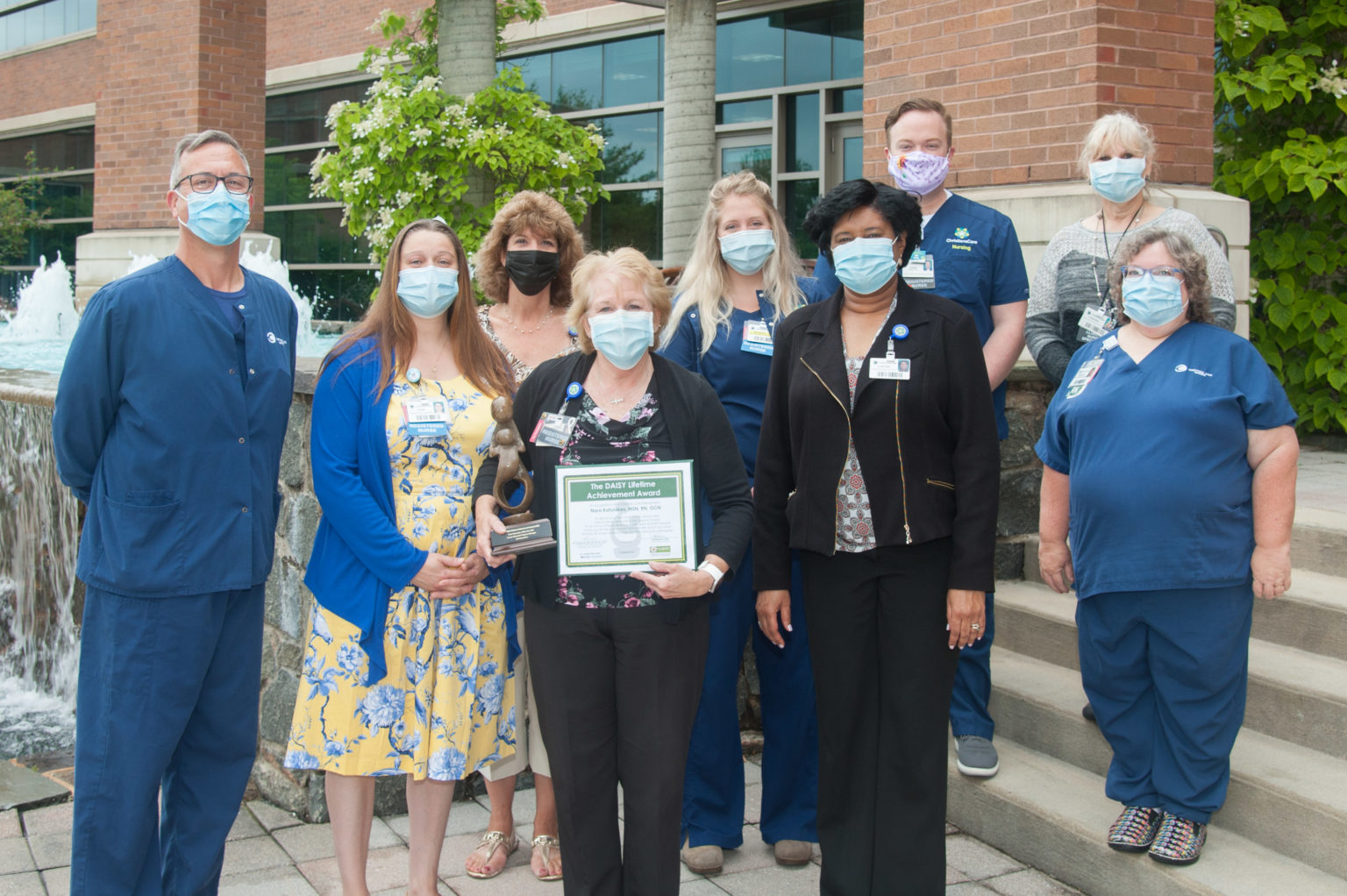 Nora Katurakes honored with DAISY Lifetime Achievement