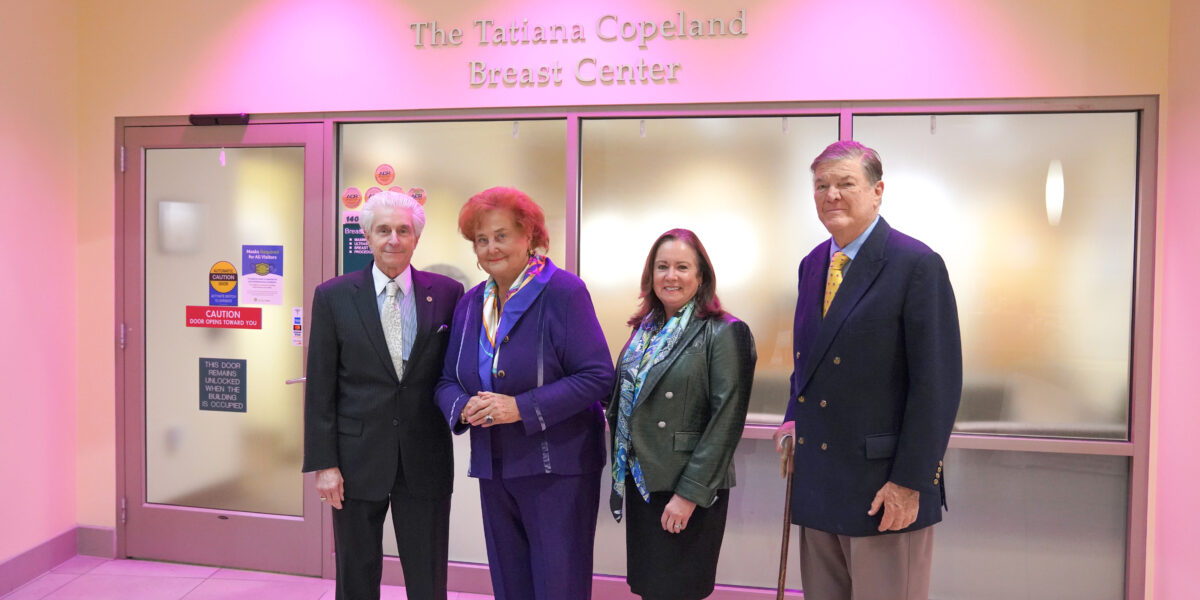 ChristianaCare Names Its Breast Center: The Tatiana Copeland Breast Center
