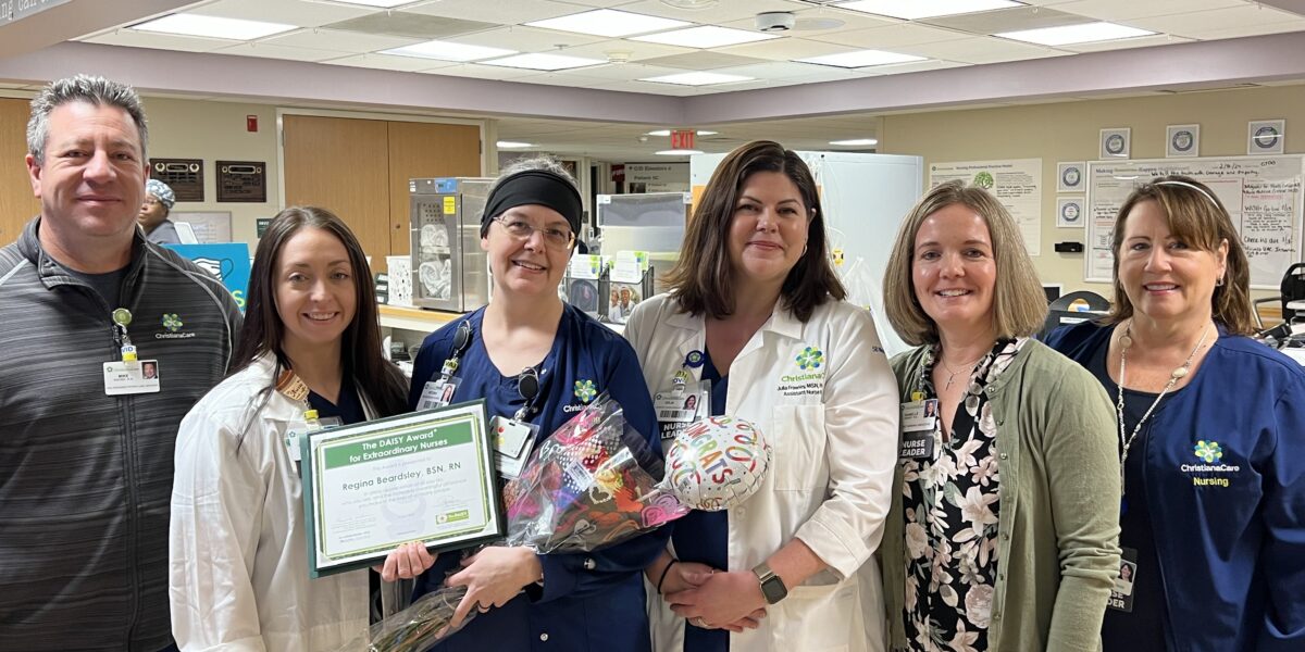 Regina Beardsley Honored With DAISY Award for Extraordinary Nurses
