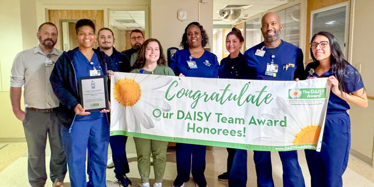 PES Team Receives DAISY Award for Extraordinary Nurses