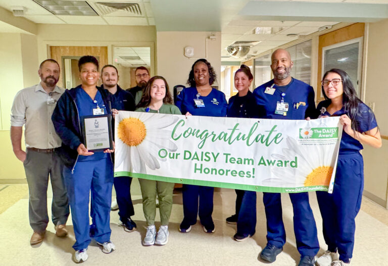PES Team Receives DAISY Award for Extraordinary Nurses
