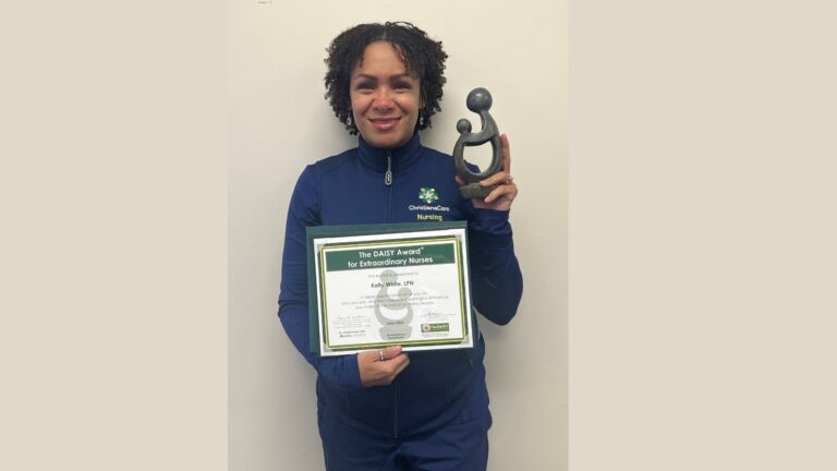 Kelly White Honored With DAISY Leader Award for Extraordinary Nurses